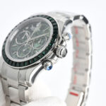 R74 Carbon Fiber Chronograph Watch – 40mm Skeleton Dial, Automatic 4130 Movement - Image 4