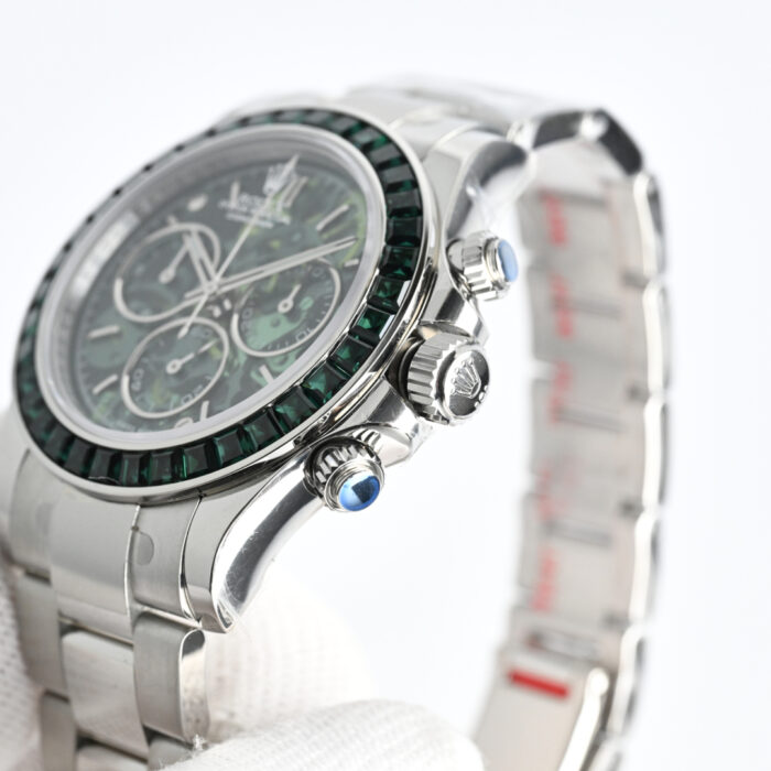 R74 Carbon Fiber Chronograph Watch – 40mm Skeleton Dial, Automatic 4130 Movement - Image 4