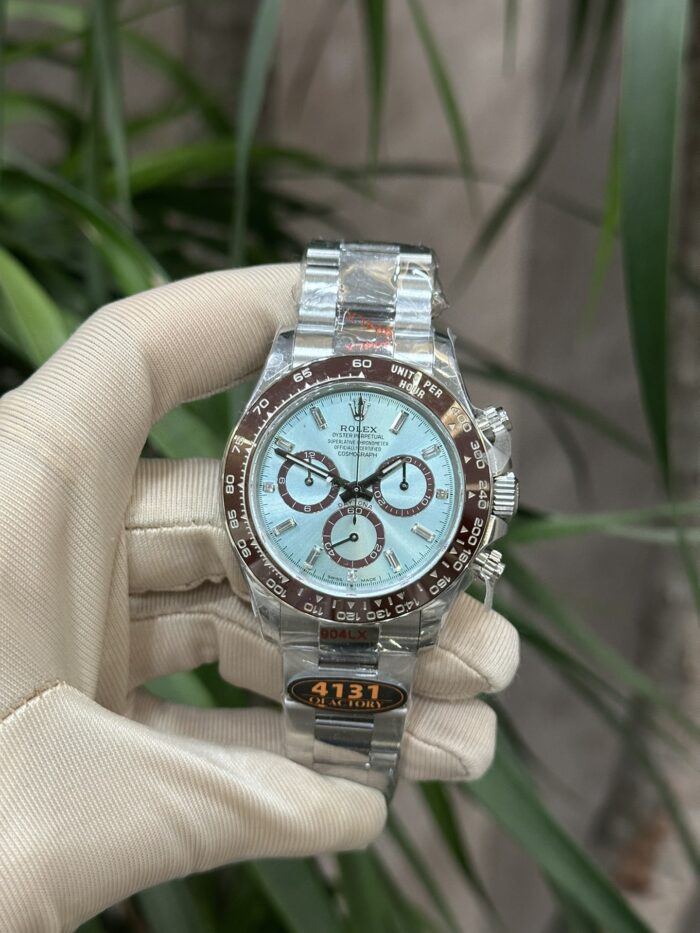 Rolex Daytona Ice Blue – Skeleton Back | Luxury Automatic Chronograph Watch for Men - Image 1