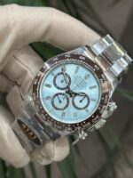 Rolex Daytona Ice Blue – Skeleton Back | Luxury Automatic Chronograph Watch for Men - Image 3