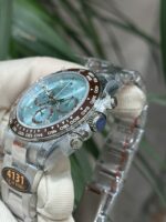 Rolex Daytona Ice Blue – Skeleton Back | Luxury Automatic Chronograph Watch for Men - Image 4