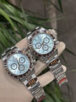 Rolex Daytona Ice Blue – Skeleton Back | Luxury Automatic Chronograph Watch for Men - Image 9