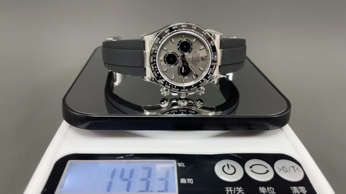 FH Daytona Chronograph – 40mm Gold-Tone Case, Rubber Strap, 904L Steel, Premium Replica - Image 7