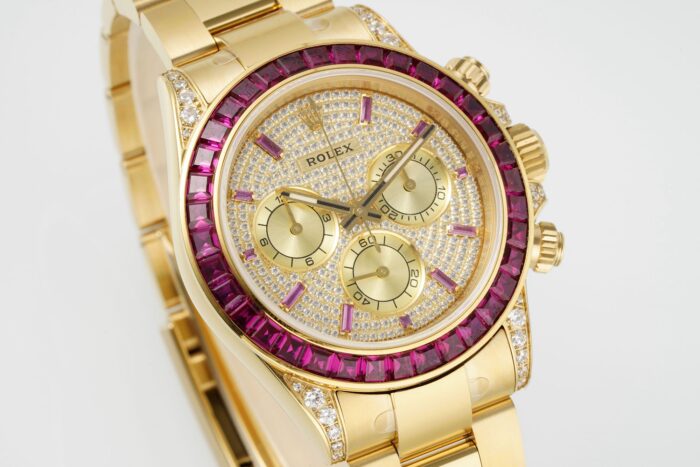 PPM Custom Rolex Daytona – Hidden CVD Diamond Limited Edition | Mohs 9 Hardness + Fluorescent Glow | Artisanal Modding Masterpiece - Image 3