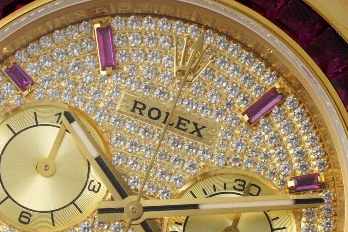 PPM Custom Rolex Daytona – Hidden CVD Diamond Limited Edition | Mohs 9 Hardness + Fluorescent Glow | Artisanal Modding Masterpiece - Image 4