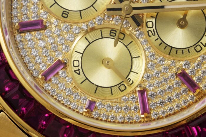 PPM Custom Rolex Daytona – Hidden CVD Diamond Limited Edition | Mohs 9 Hardness + Fluorescent Glow | Artisanal Modding Masterpiece - Image 5