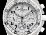 ZPF Audemars Piguet Royal Oak Offshore 26048 37MM Chronograph – Diamond Bezel | Automatic Watch for Women - Image 5