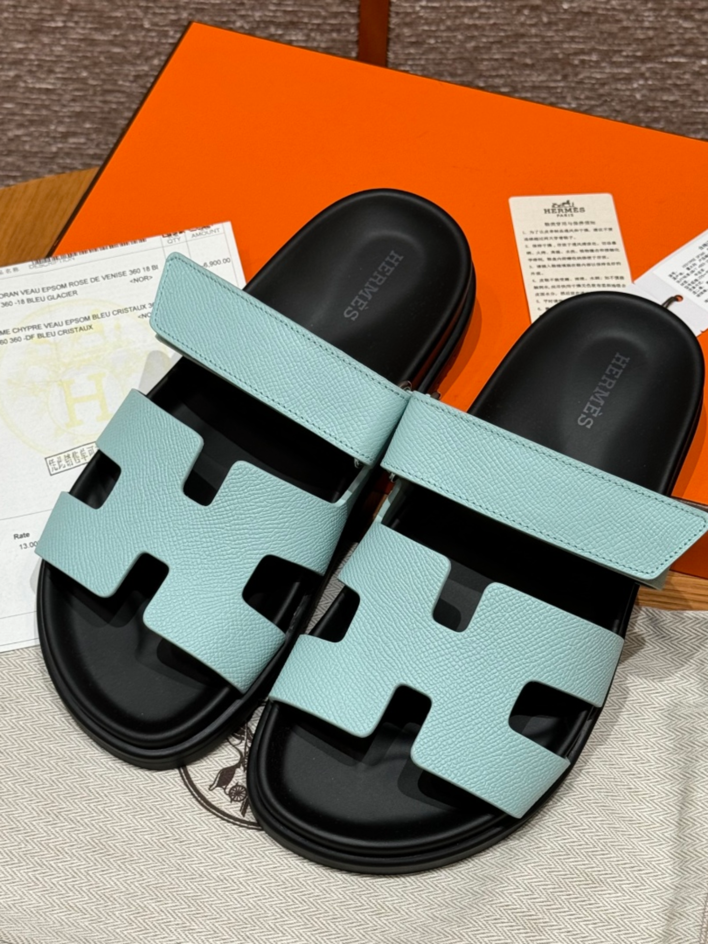 cmp_i1741181848792_6986_0_8(1) Chypre Women’s Sandals | Bleu Cristaux | Epsom Leather - Image 1