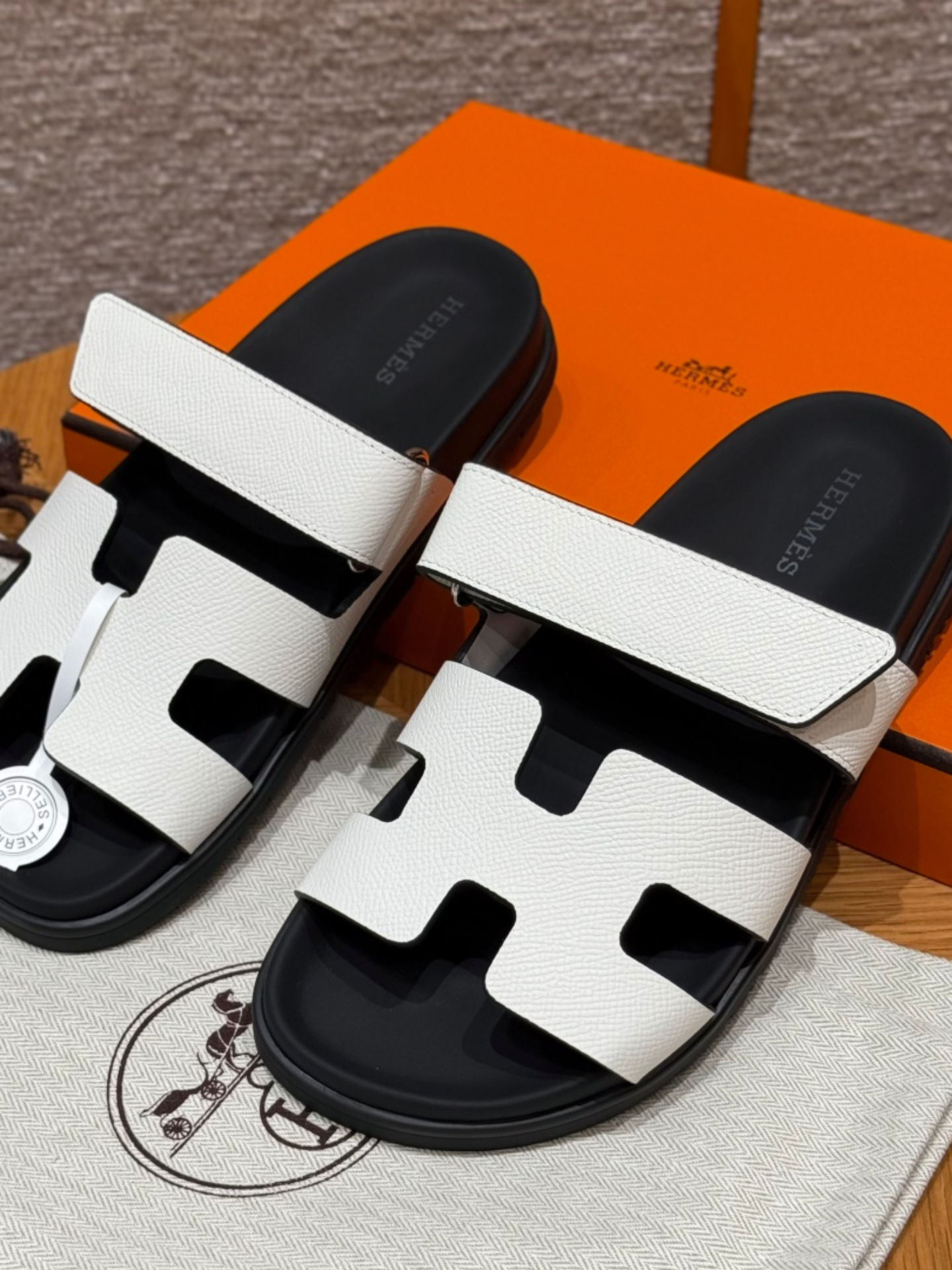 cmp_i1749360486343_6838_0_0(1) Chypre Women’s Sandals | Blanc White | Epsom Leather - Image 1