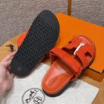 Chypre Women’s Sandals | Orange | Chamois Leather - Image 8
