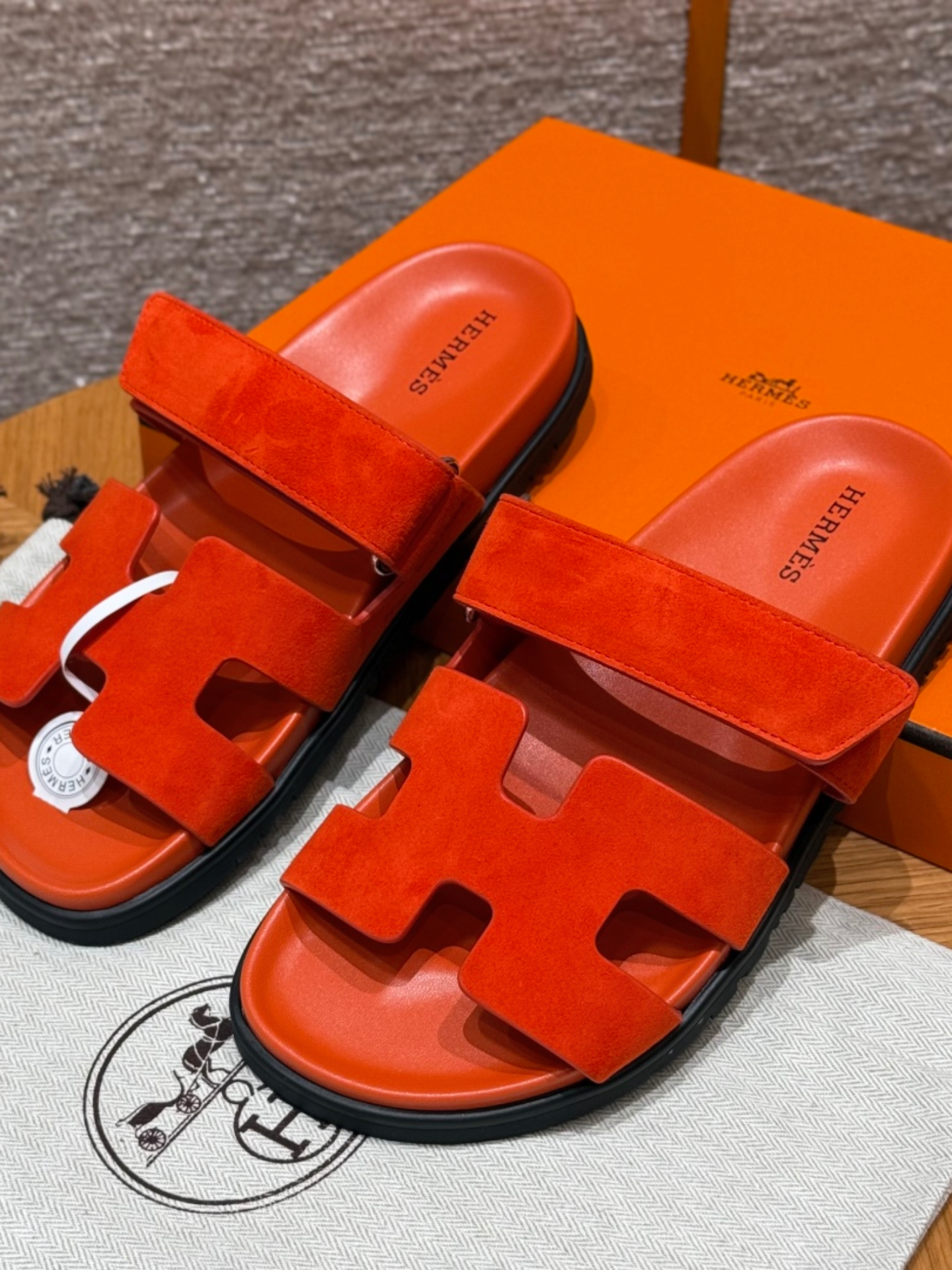 cmp_i1749540084621_7270_0_0(1) Chypre Women’s Sandals | Orange | Chamois Leather - Image 1