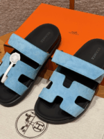 Chypre Women’s Sandals | Candy Blue | Chamois Leather