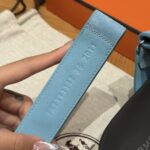 Chypre Women’s Sandals | Candy Blue | Chamois Leather - Image 4