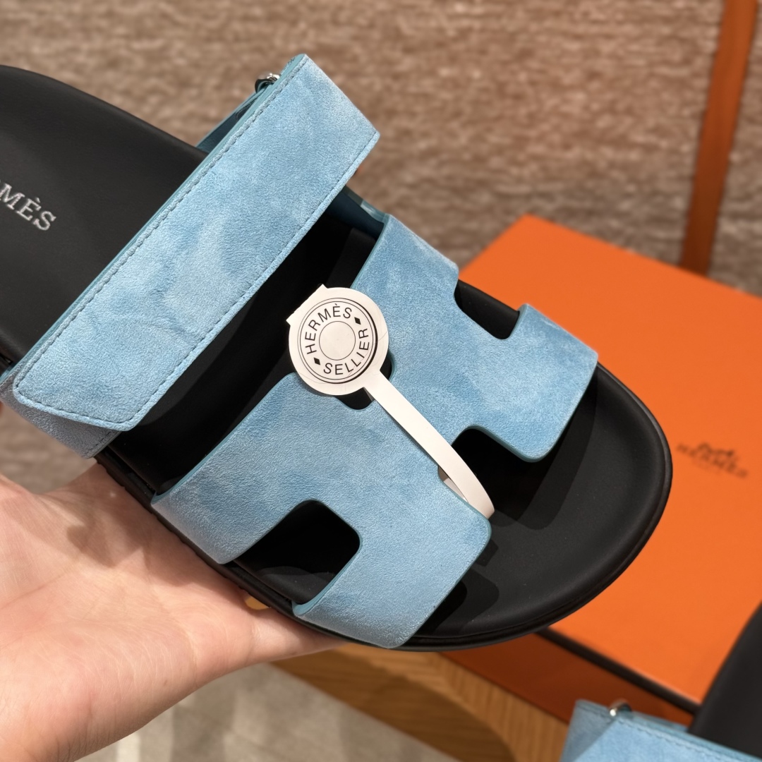 cmp_i1751719242888_6787_0_1 Chypre Women’s Sandals | Candy Blue | Chamois Leather - Image 5