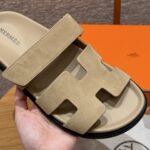 Chypre Women’s Sandals | Beige Lin | Chamois Leather - Image 7