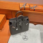 Birkin 25 | 8F Etain Togo Leather | Silver Hardware | 25×20×13cm - Image 5