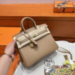 Birkin 25 | OM Chai Togo Leather | Gold Hardware | 25×20×13cm - Image 2