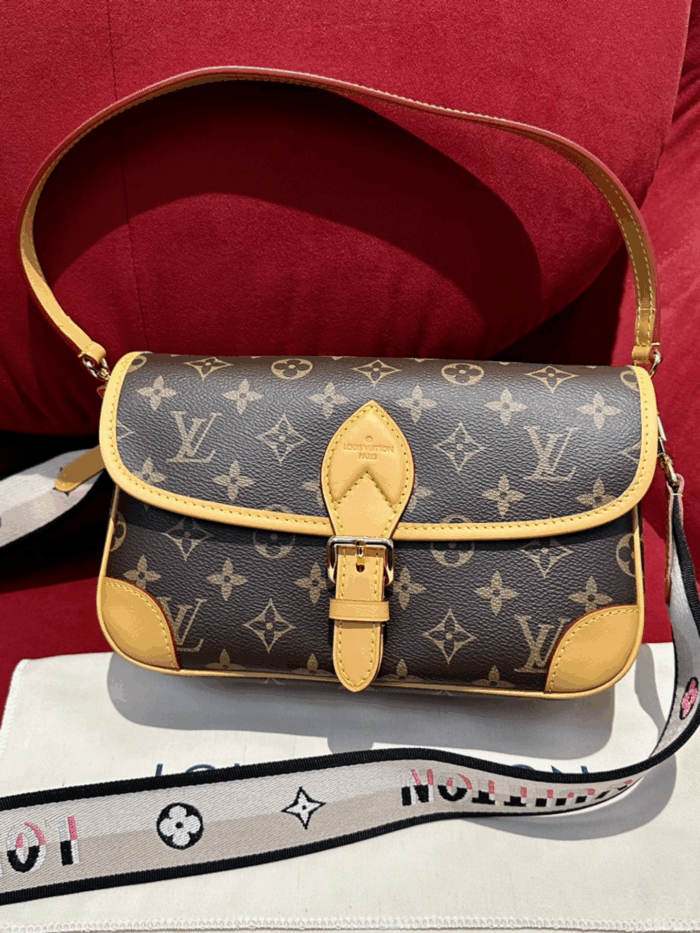 DIANE Handbag | Classic Color | Monogram Canvas - Image 1