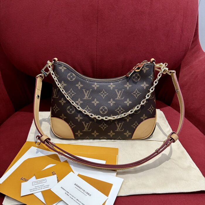 BOULOGNE Small Monogram Handbag | Natural Color | 16×9.5×29cm - Image 2