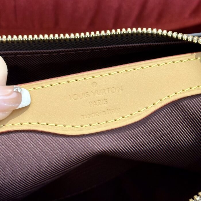 BOULOGNE Small Monogram Handbag | Natural Color | 16×9.5×29cm - Image 7
