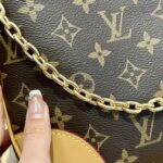 BOULOGNE Small Monogram Handbag | Natural Color | 16×9.5×29cm - Image 11