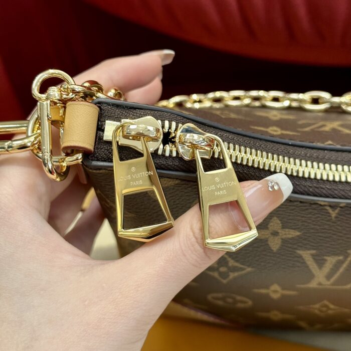 BOULOGNE Small Monogram Handbag | Natural Color | 16×9.5×29cm - Image 13