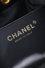 25A New Mini Black & Gold Luxury Calfskin Handbag | 20×19×6cm - Image 17