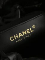 Classic 22bag Handbag | Black Gold & Black Silver | Mini, Small & Medium Sizes | Antiba Leather - Image 17