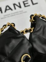 Classic 22bag Handbag | Black Gold & Black Silver | Mini, Small & Medium Sizes | Antiba Leather - Image 21