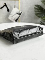 Classic 22bag Handbag | Black Gold & Black Silver | Mini, Small & Medium Sizes | Antiba Leather - Image 25