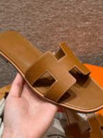 Oran Sandals | 37 Gold | Epsom Leather Upper & Dermal Outsole | Size 35–41