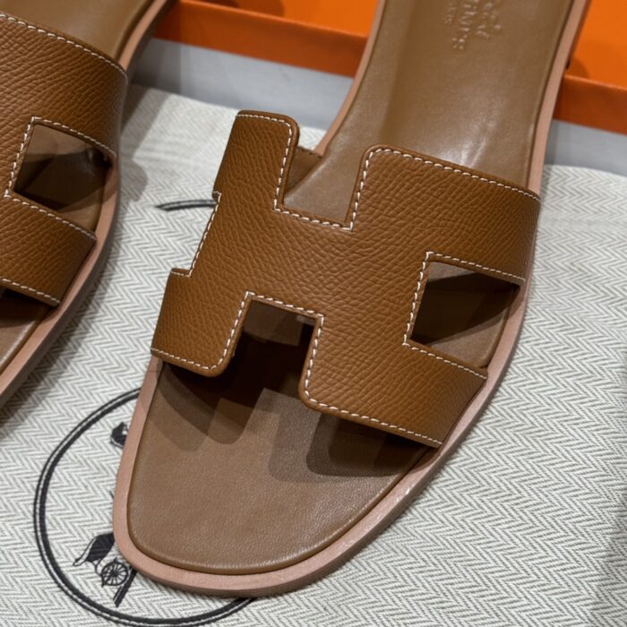 Oran Sandals | 37 Gold | Epsom Leather Upper & Dermal Outsole | Size 35–41 - Image 3