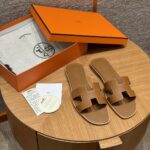 Oran Sandals | 37 Gold | Epsom Leather Upper & Dermal Outsole | Size 35–41 - Image 8