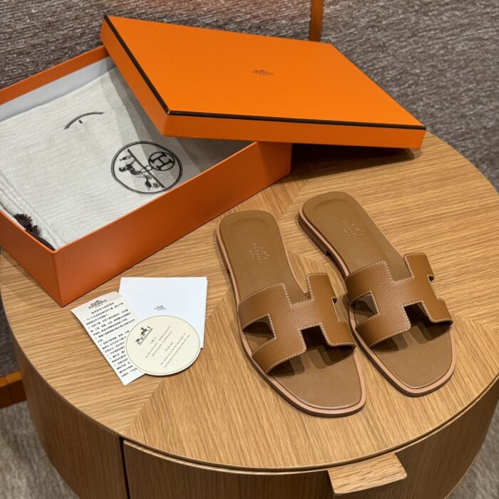 Oran Sandals | 37 Gold | Epsom Leather Upper & Dermal Outsole | Size 35–41 - Image 8