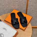 Oran Sandals | 89 Black | Epsom Leather Upper & Dermal Outsole | Size 35–41 - Image 9