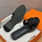 Oran Sandals for Women | Elegant Noir Black | Swift Leather - Image 5