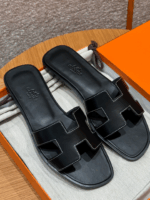 Oran Sandals for Women | Elegant Noir Black | Swift Leather