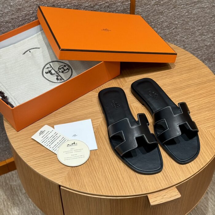 Oran Sandals for Women | Elegant Noir Black | Swift Leather - Image 8