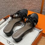 Oasis Women’s Sandals | Noir Black | Swift Leather - Image 2