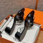 Oasis Women’s Sandals | Noir Black | Swift Leather - Image 4