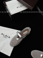 Silver Fishnet Ballet Flats – Luxury Comfort in Motion - Image 6