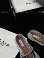 Silver Fishnet Ballet Flats – Luxury Comfort in Motion - Image 7