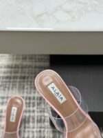 Pink Le Cœur Mules in Patent Calfskin – Romantic Elegance for Every Step - Image 9