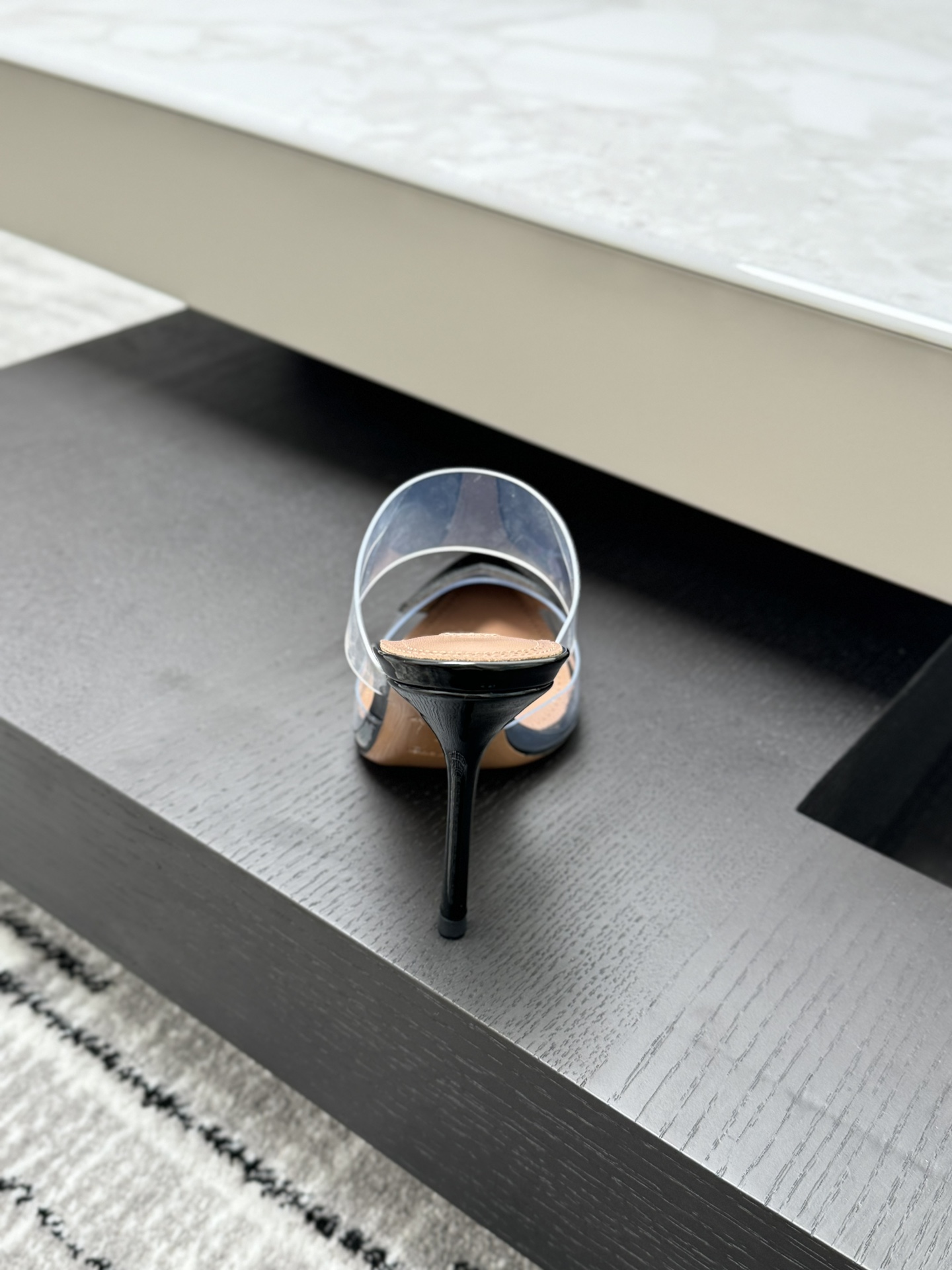 wsxc1753248755314_5 Black Le Cœur Mules in Patent Calfskin – Iconic Elegance for Modern Women - Image 6