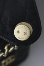 CHANEL 25 Small Bag | Black | Granular Embossed Calfskin & Gold-Toned Metal - Image 11