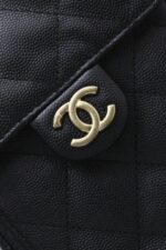CHANEL 25 Small Bag | Black | Granular Embossed Calfskin & Gold-Toned Metal - Image 12