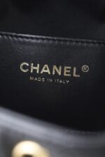 CHANEL 25 Small Bag | Black | Granular Embossed Calfskin & Gold-Toned Metal - Image 16