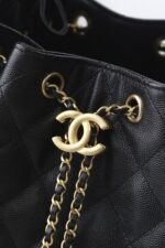 CHANEL 25 Small Bag | Black | Granular Embossed Calfskin & Gold-Toned Metal - Image 17