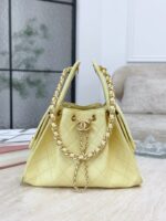 CHANEL 25 Small Bag | Yellowish | Granular Embossed Calfskin & Gold-Toned Metal