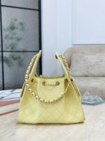 CHANEL 25 Small Bag | Yellowish | Granular Embossed Calfskin & Gold-Toned Metal - Image 3